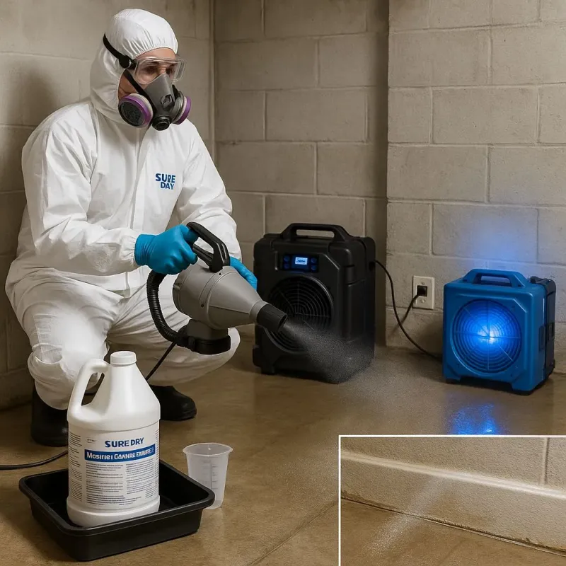 Sanitization and Odor Removal process in Folsom, NJ