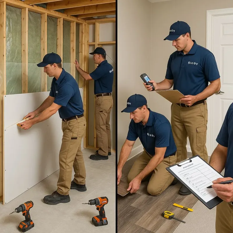 Repairs and Reconstruction process in Folsom, NJ